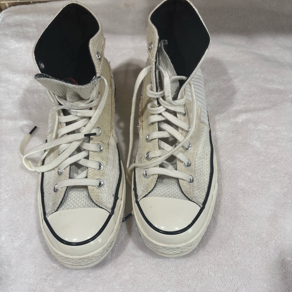 Converse Chuck 70 Hi Antique Mono Patchwork 
Sneakers. 167149C M-9/W-11